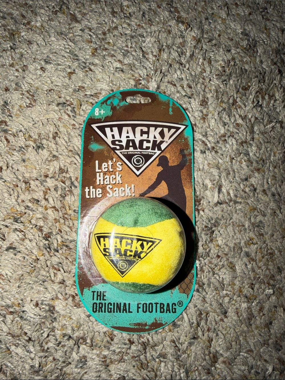 Hacky Sack Original Footbag - Yellow & Green Playmonster